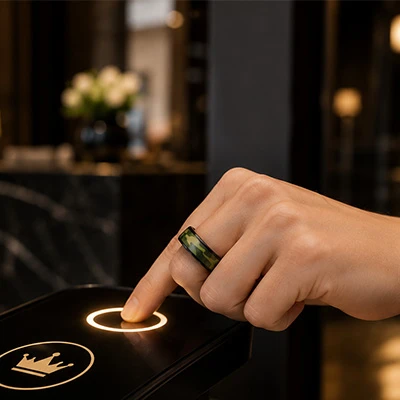 ความหรูหราที่มองไม่เห็น: แหวน NFC ของ ASCENDIoT สำหรับการเป็นสมาชิกระดับพรีเม...